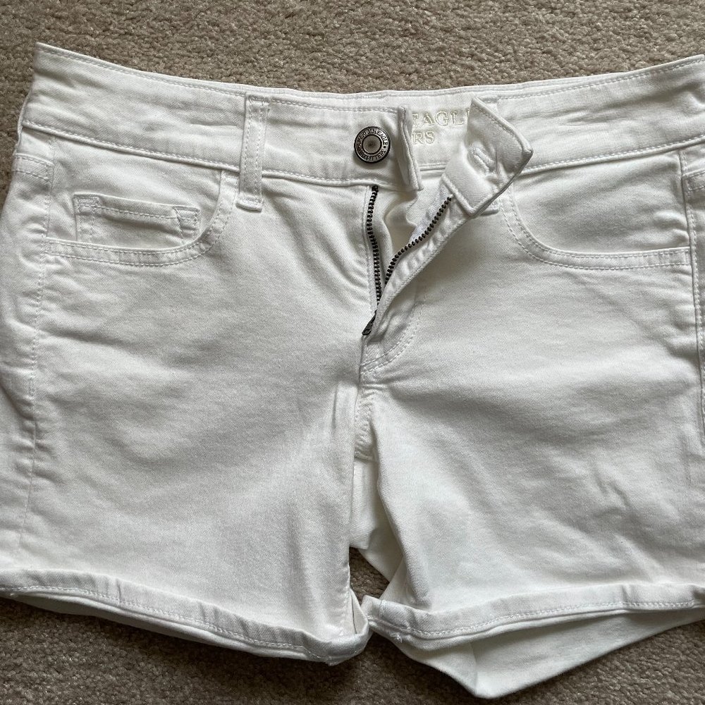 American Eagle Women's Shorts - White - 4
